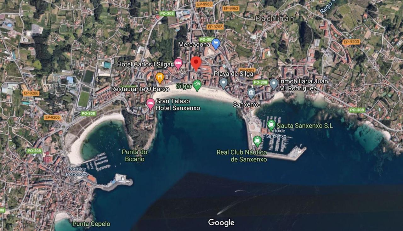 Desconectaengalicia Castelao, 50M Playa Silgar Sanxenxo Exterior foto