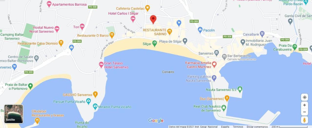 Desconectaengalicia Castelao, 50M Playa Silgar Sanxenxo Exterior foto